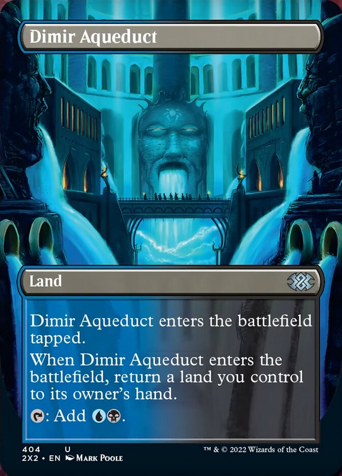 Dimir Aqueduct (Borderless Alternate Art) [Double Masters 2022] | North Game Den