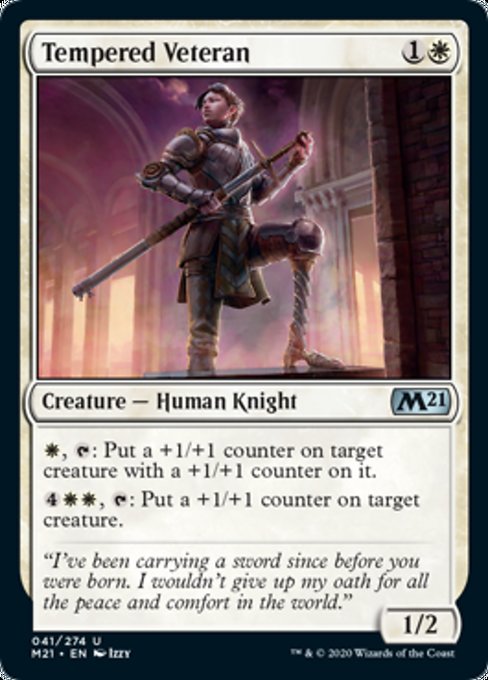 Tempered Veteran [Core Set 2021] | North Game Den
