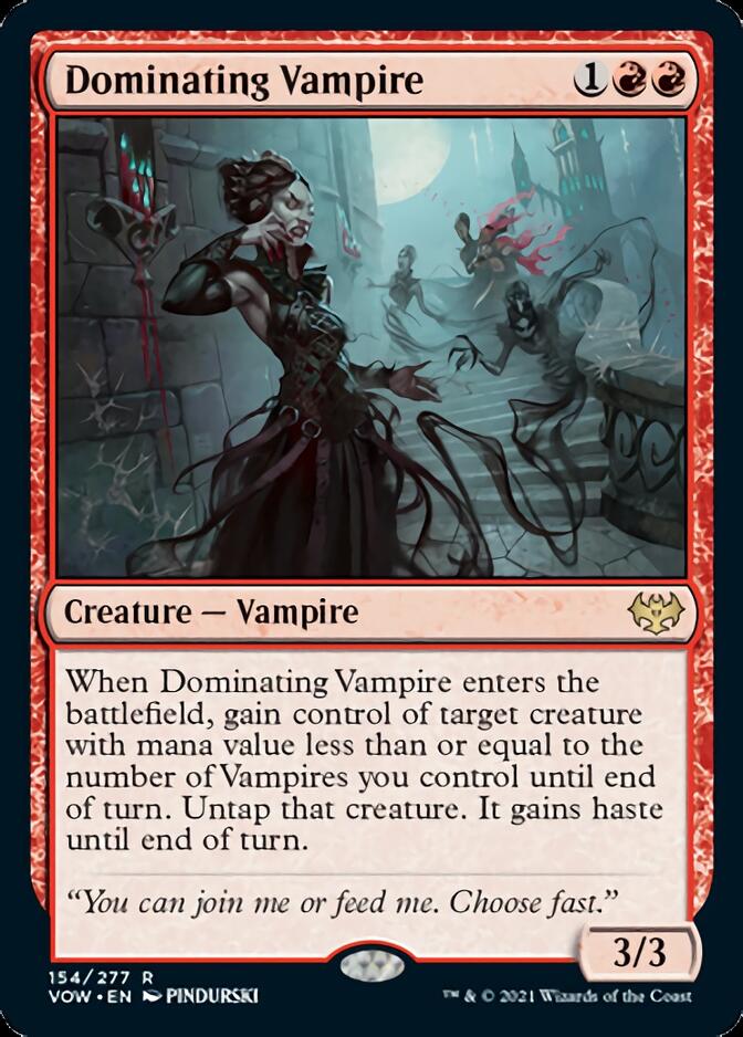 Dominating Vampire [Innistrad: Crimson Vow] | North Game Den