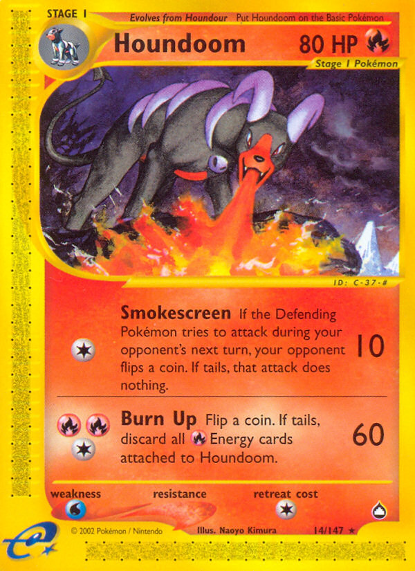 Houndoom (14/147) [Aquapolis] | North Game Den