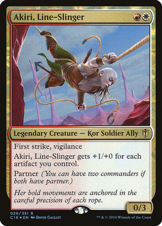Akiri, Line-Slinger [Commander 2016] | North Game Den