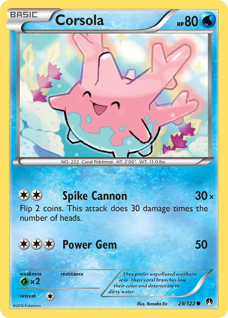 Corsola (29/122) [XY: BREAKpoint] | North Game Den