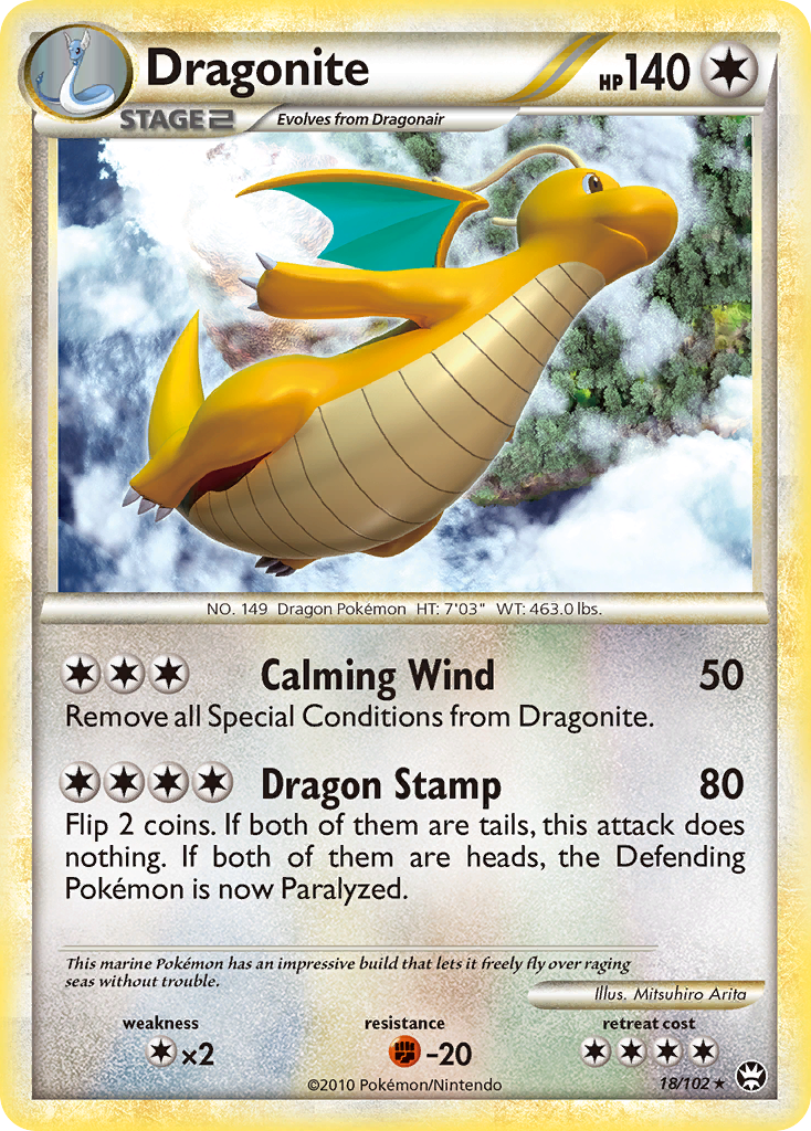 Dragonite (18/102) [HeartGold & SoulSilver: Triumphant] | North Game Den