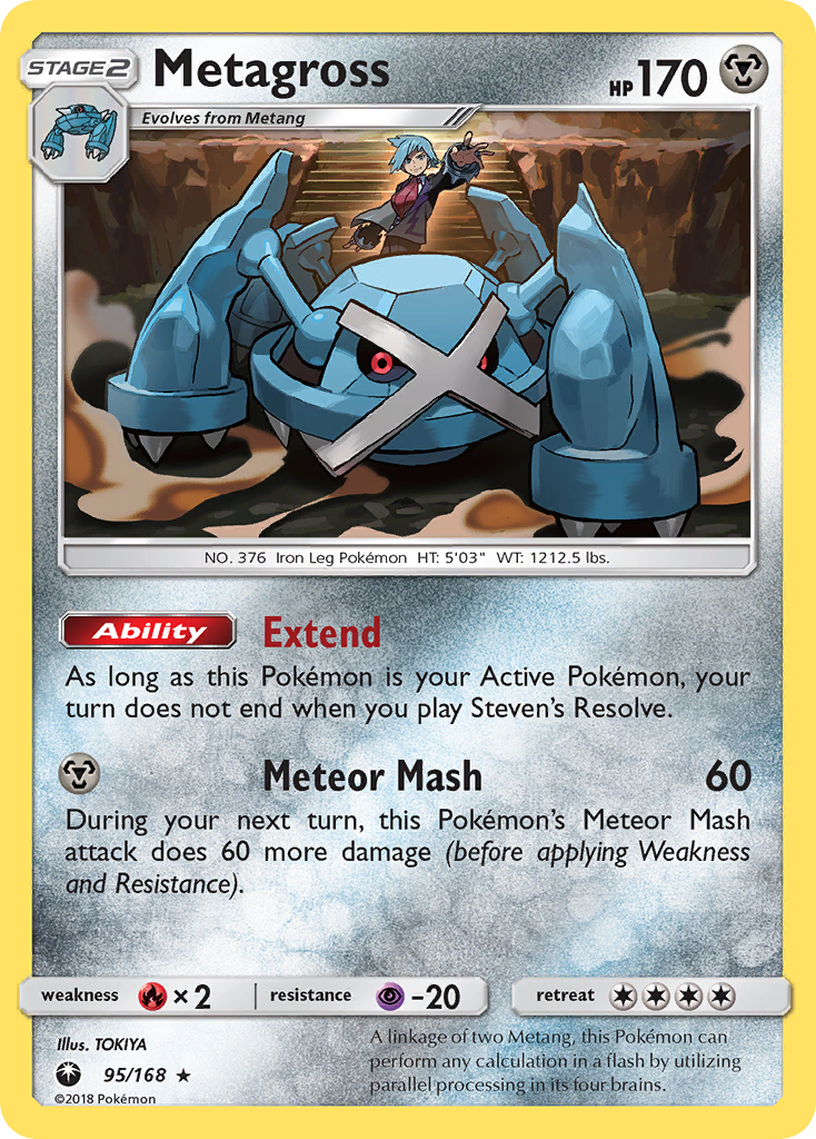Metagross (95/168) [Sun & Moon: Celestial Storm] | North Game Den