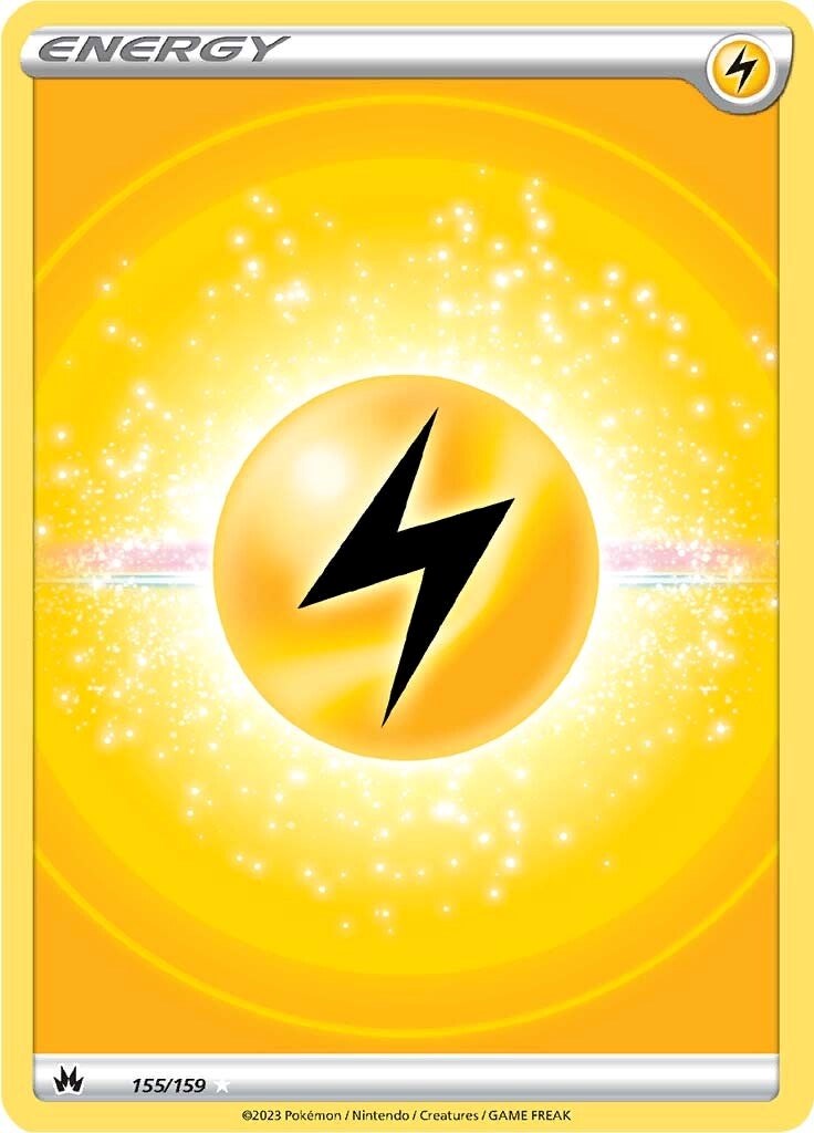 Lightning Energy (155/159) (Texture Full Art) [Sword & Shield: Crown Zenith] | North Game Den
