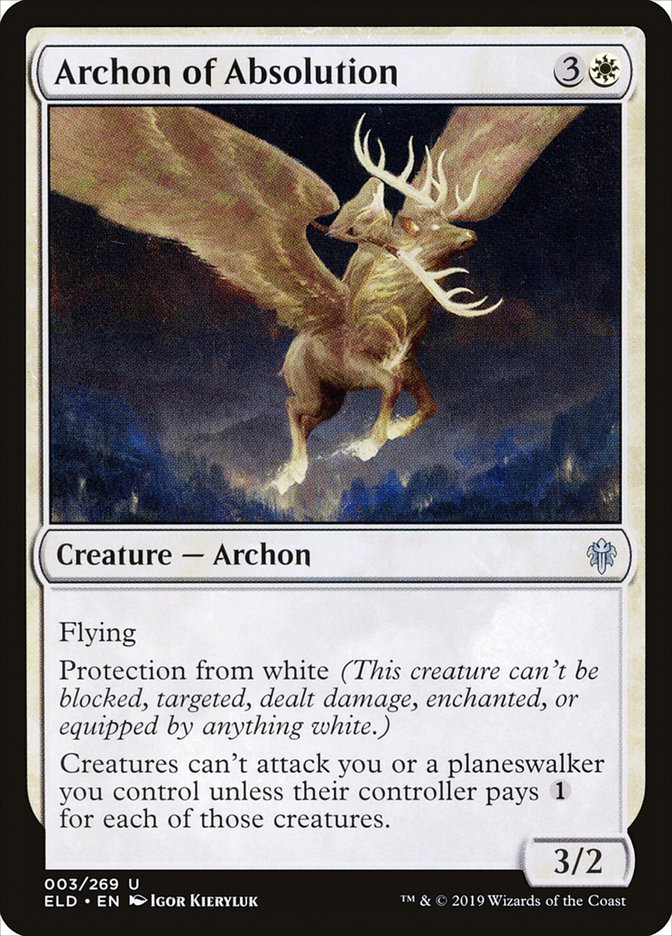 Archon of Absolution [Throne of Eldraine] | North Game Den