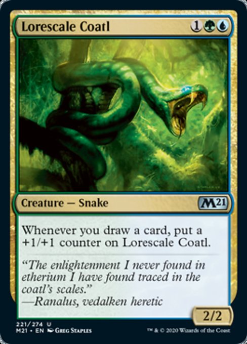 Lorescale Coatl [Core Set 2021] | North Game Den