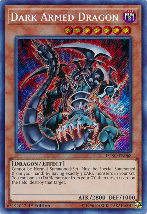 Dark Armed Dragon [LCKC-EN068] Secret Rare | North Game Den