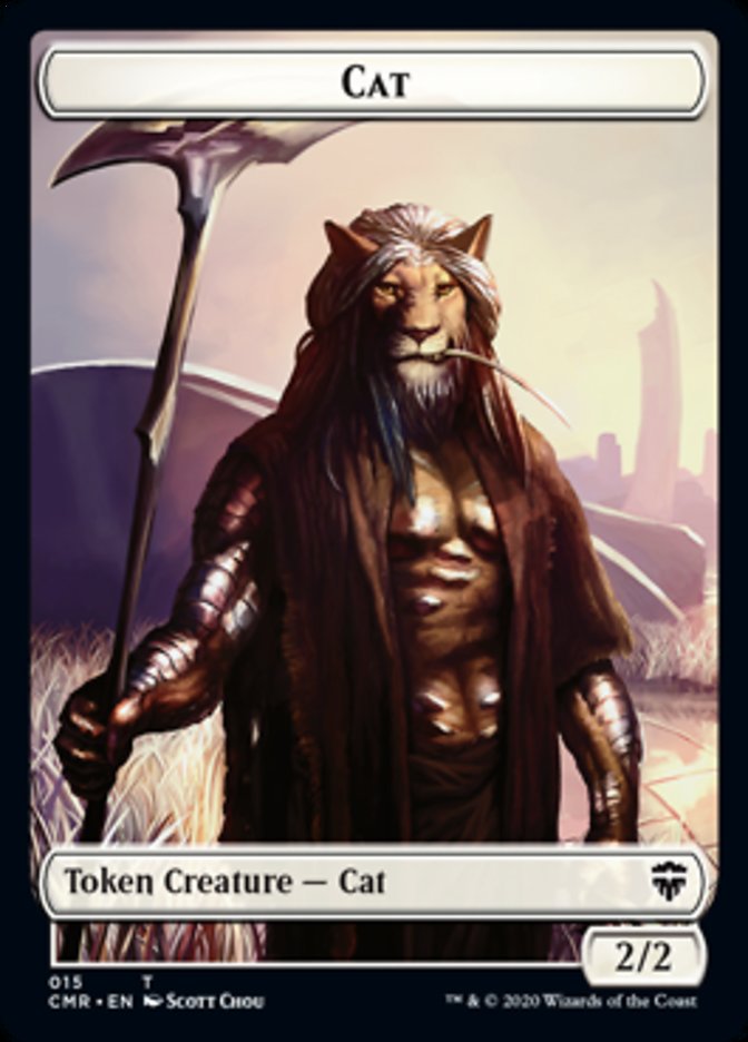 Cat // Soldier Token [Commander Legends Tokens] | North Game Den