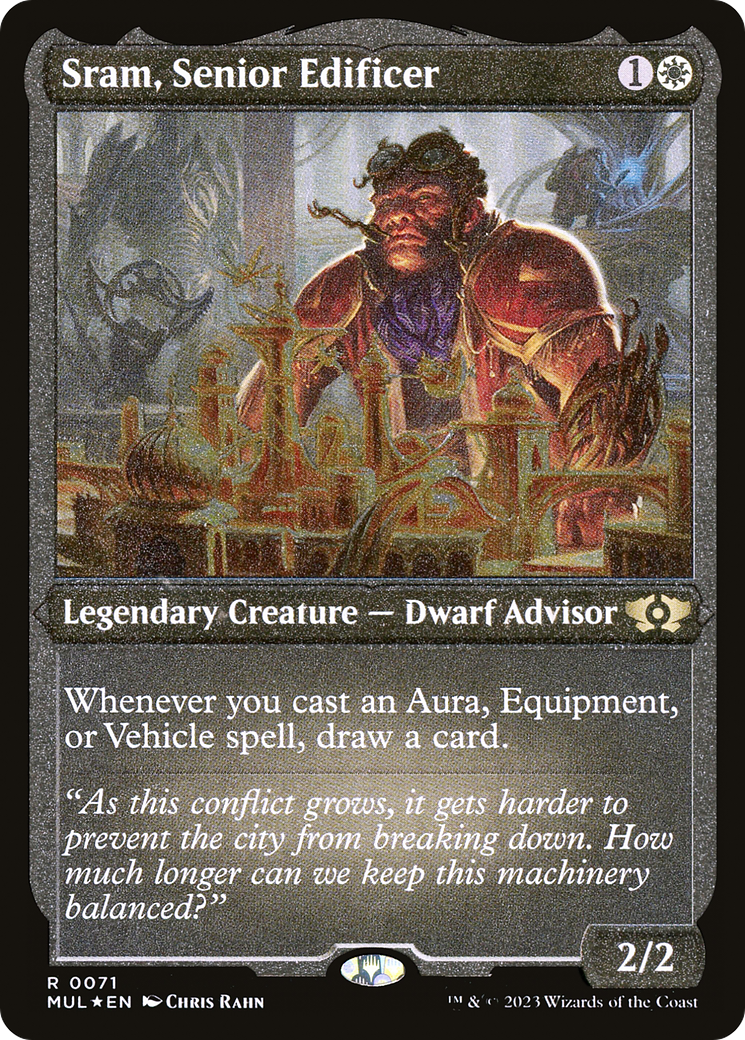 Sram, Senior Edificer (Foil Etched) [Multiverse Legends] | North Game Den