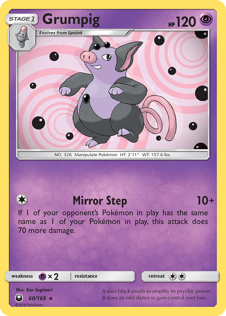 Grumpig (60/168) [Sun & Moon: Celestial Storm] | North Game Den