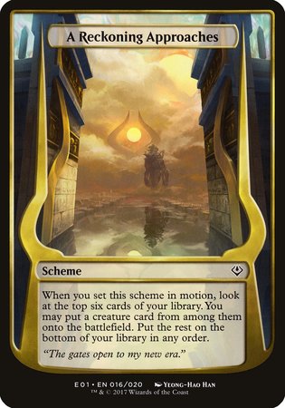 A Reckoning Approaches (Archenemy: Nicol Bolas) [Archenemy: Nicol Bolas Schemes] | North Game Den