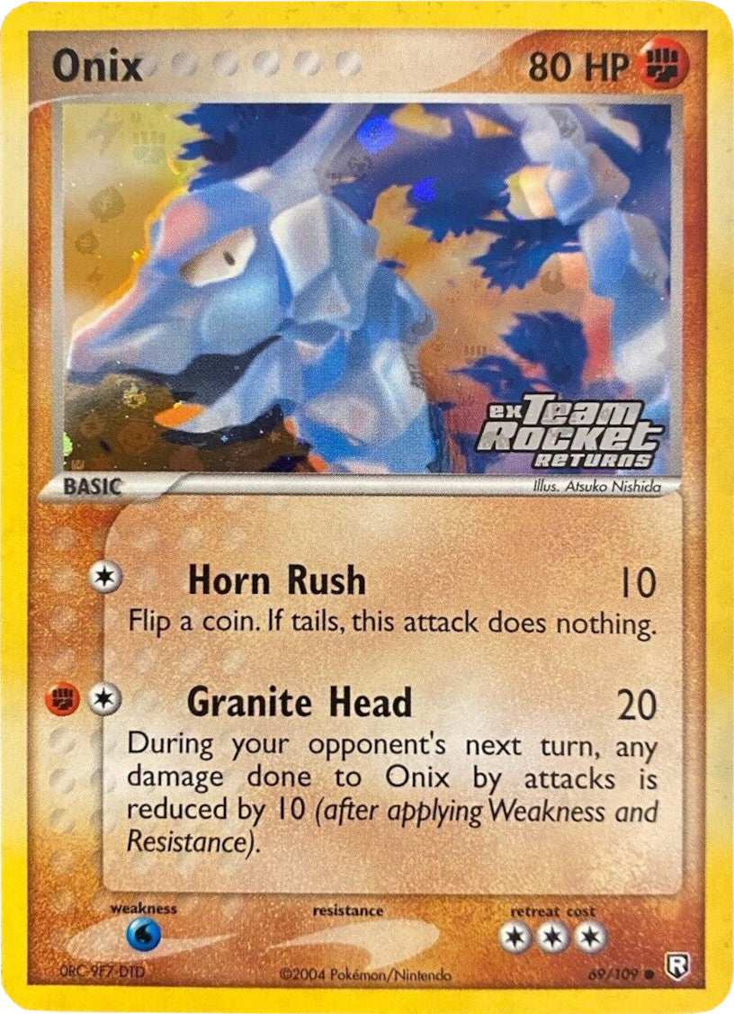 Onix (69/109) (Stamped) [EX: Team Rocket Returns] | North Game Den