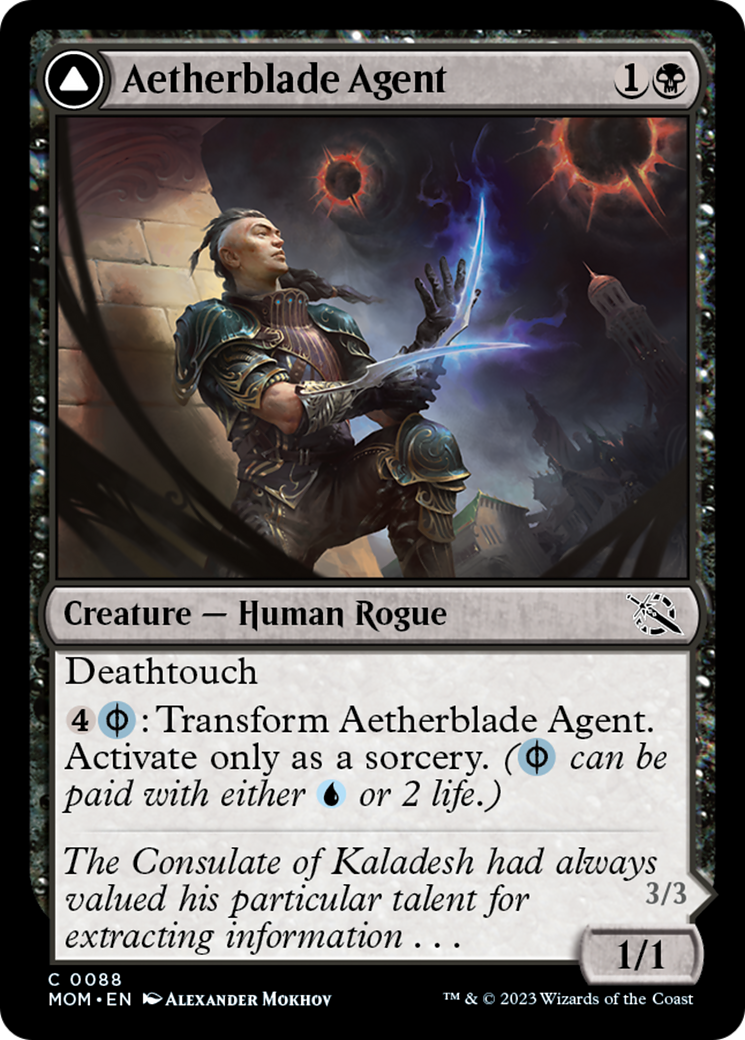 Aetherblade Agent // Gitaxian Mindstinger [March of the Machine] | North Game Den