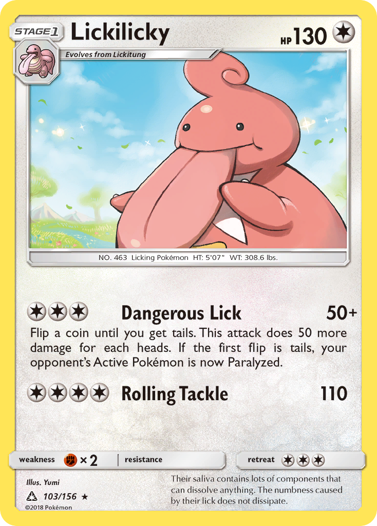 Lickilicky (103/156) [Sun & Moon: Ultra Prism] | North Game Den