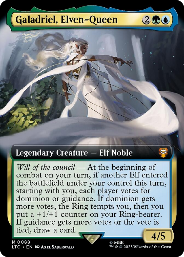 Galadriel, Elven-Queen (Extended Art) [The Lord of the Rings: Tales of Middle-Earth Commander] | North Game Den