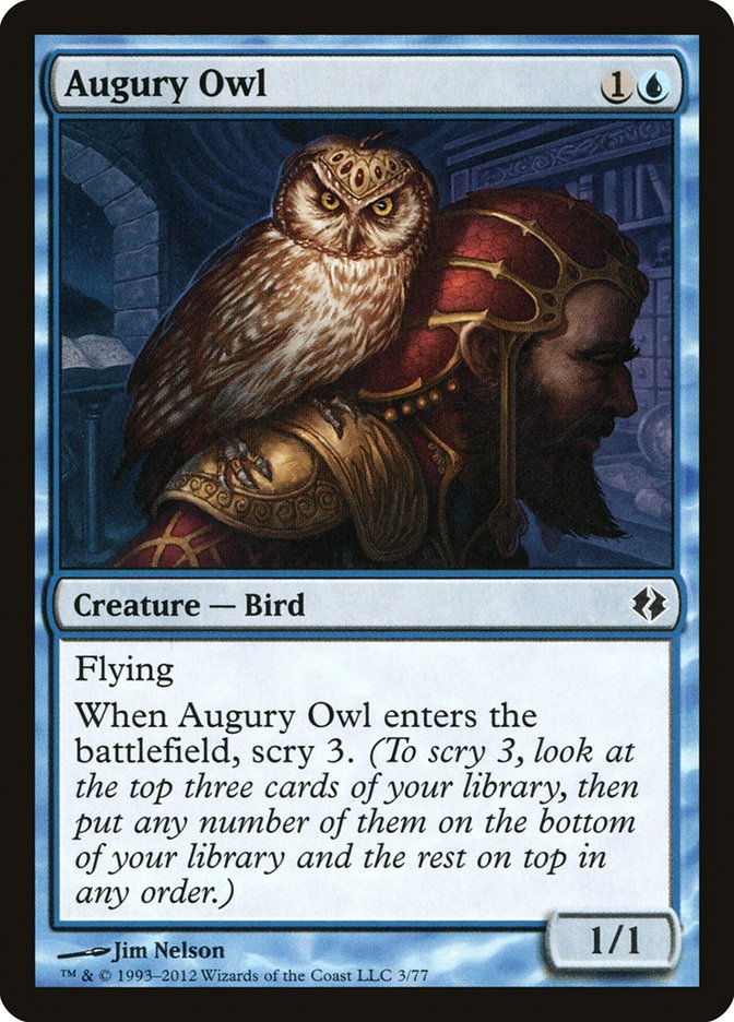 Augury Owl [Duel Decks: Venser vs. Koth] | North Game Den