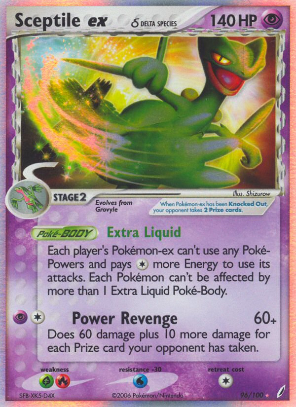 Sceptile ex (96/100) (Delta Species) [EX: Crystal Guardians] | North Game Den