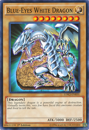 Blue-Eyes White Dragon (Version 4) [LDK2-ENK01] Common | North Game Den