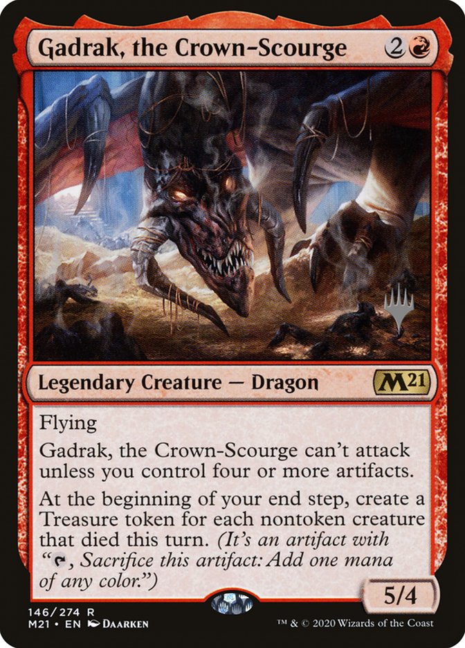 Gadrak, the Crown-Scourge (Promo Pack) [Core Set 2021 Promos] | North Game Den