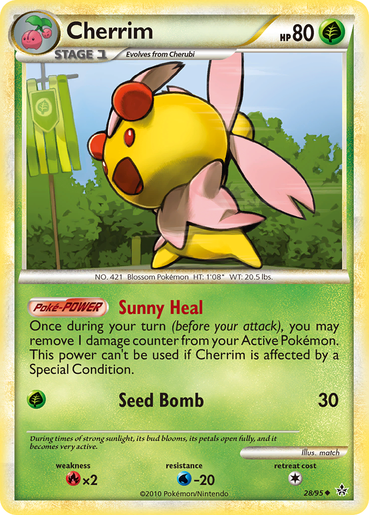 Cherrim (28/95) [HeartGold & SoulSilver: Unleashed] | North Game Den