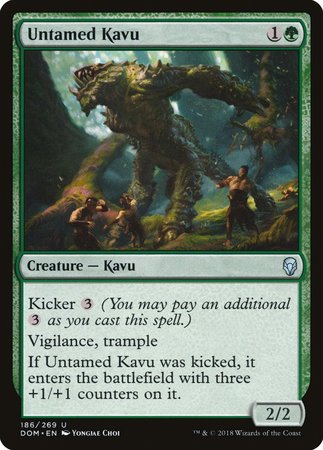 Untamed Kavu [Dominaria] | North Game Den