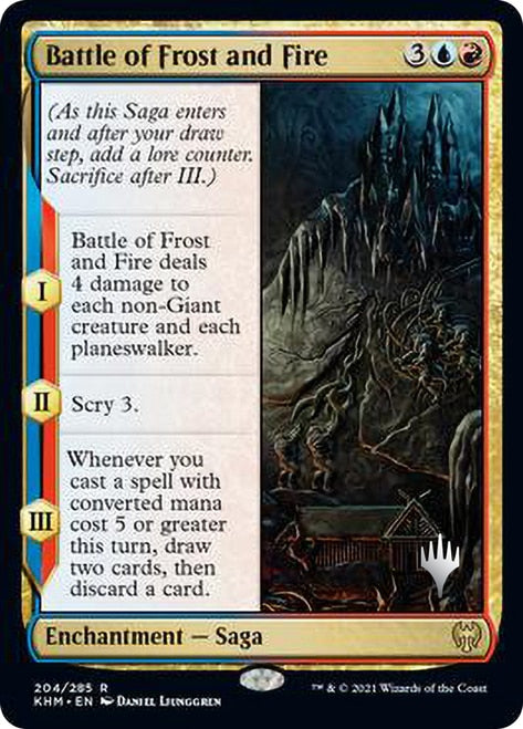 Battle of Frost and Fire [Kaldheim Promo Pack] | North Game Den