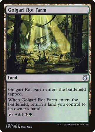 Golgari Rot Farm [Commander 2019] | North Game Den