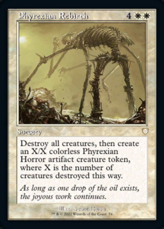 Phyrexian Rebirth (Retro) [The Brothers' War Commander] | North Game Den