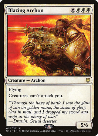 Blazing Archon [Commander 2016] | North Game Den