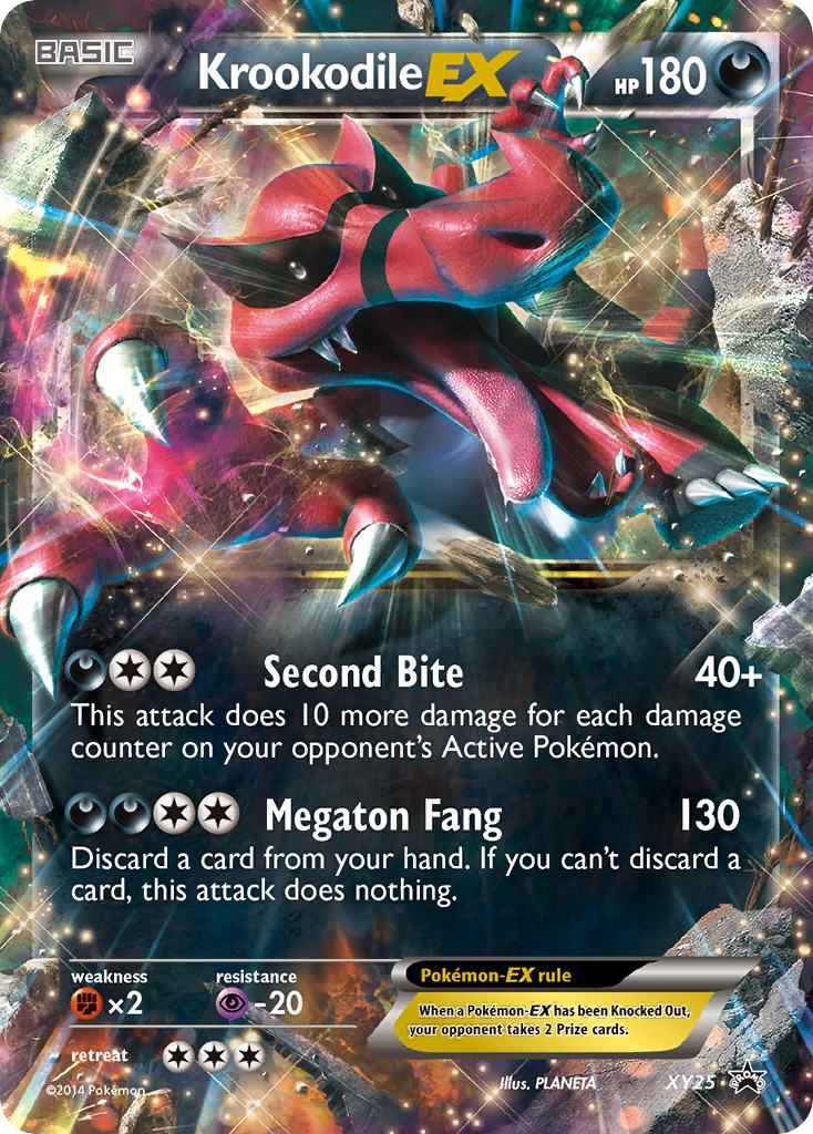Krookodile EX (XY25) [XY: Black Star Promos] | North Game Den