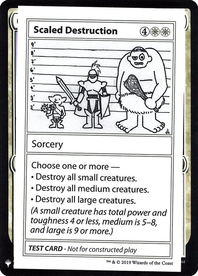 Scaled Destruction [Mystery Booster Playtest Cards] | North Game Den
