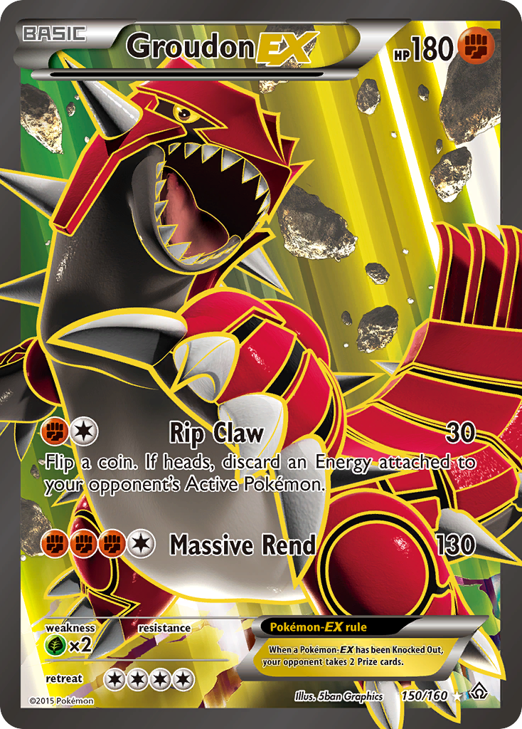 Groudon EX (150/160) [XY: Primal Clash] | North Game Den