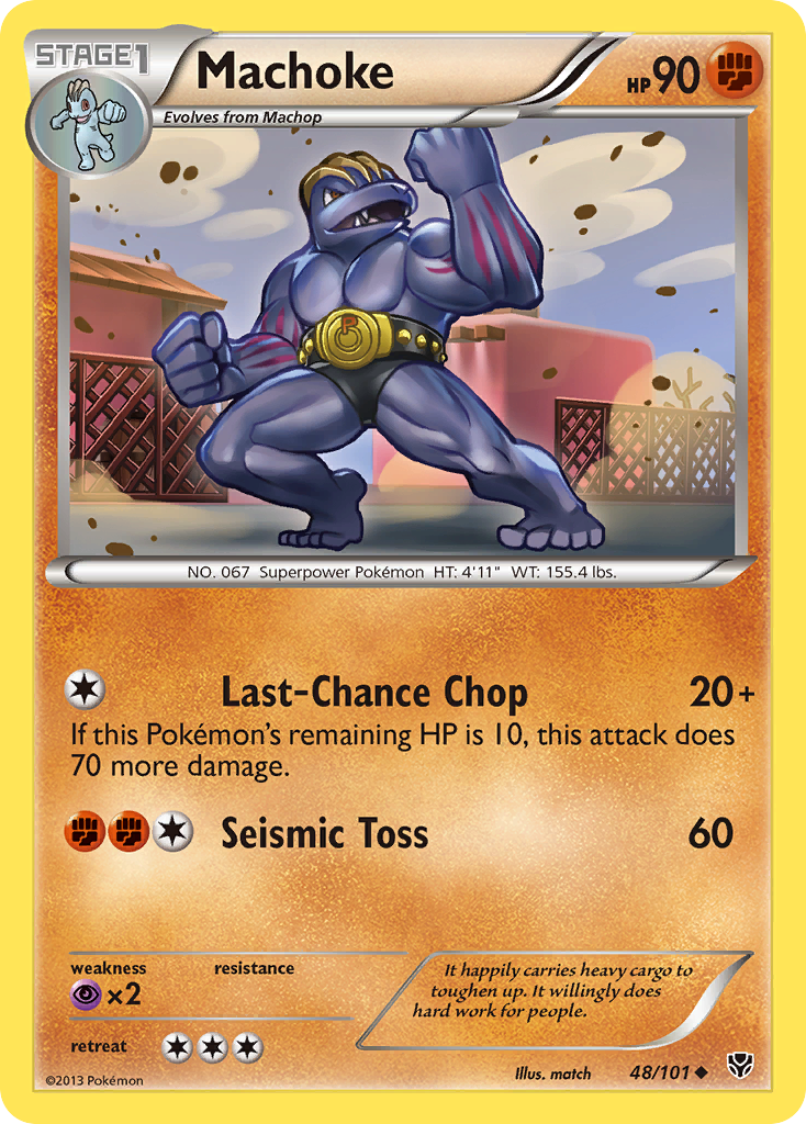 Machoke (48/101) [Black & White: Plasma Blast] | North Game Den