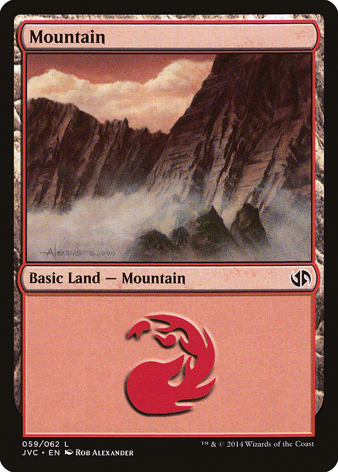 Mountain (61) [Duel Decks Anthology] | North Game Den