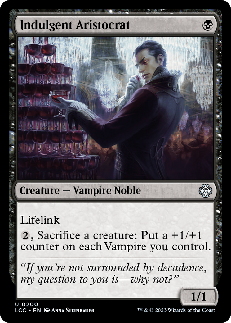 Indulgent Aristocrat [The Lost Caverns of Ixalan Commander] | North Game Den