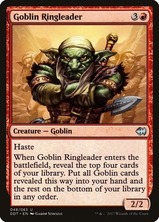 Goblin Ringleader [Duel Decks: Merfolk vs. Goblins] | North Game Den