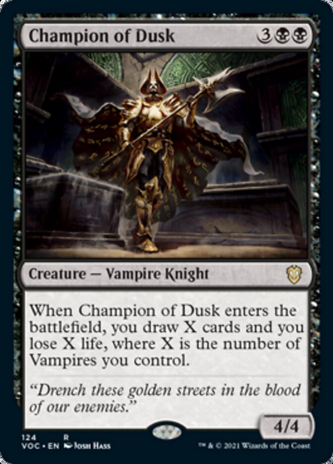 Champion of Dusk [Innistrad: Crimson Vow Commander] | North Game Den