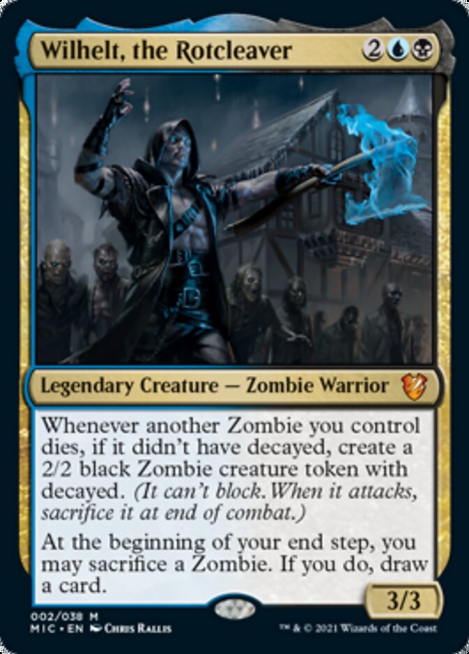 Wilhelt, the Rotcleaver (Display Commander) [Innistrad: Midnight Hunt Commander] | North Game Den