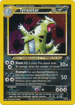 Tyranitar (12/75) [Neo Discovery Unlimited] | North Game Den