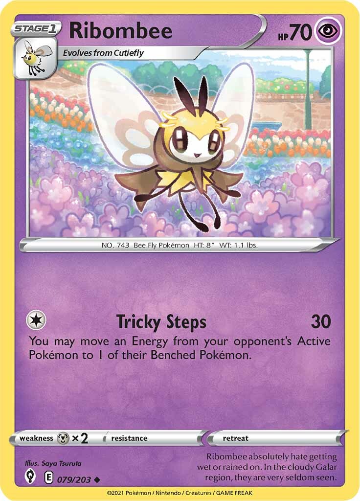 Ribombee (079/203) [Sword & Shield: Evolving Skies] | North Game Den