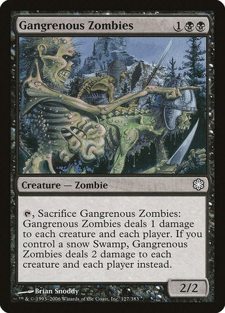 Gangrenous Zombies [Coldsnap Theme Decks] | North Game Den