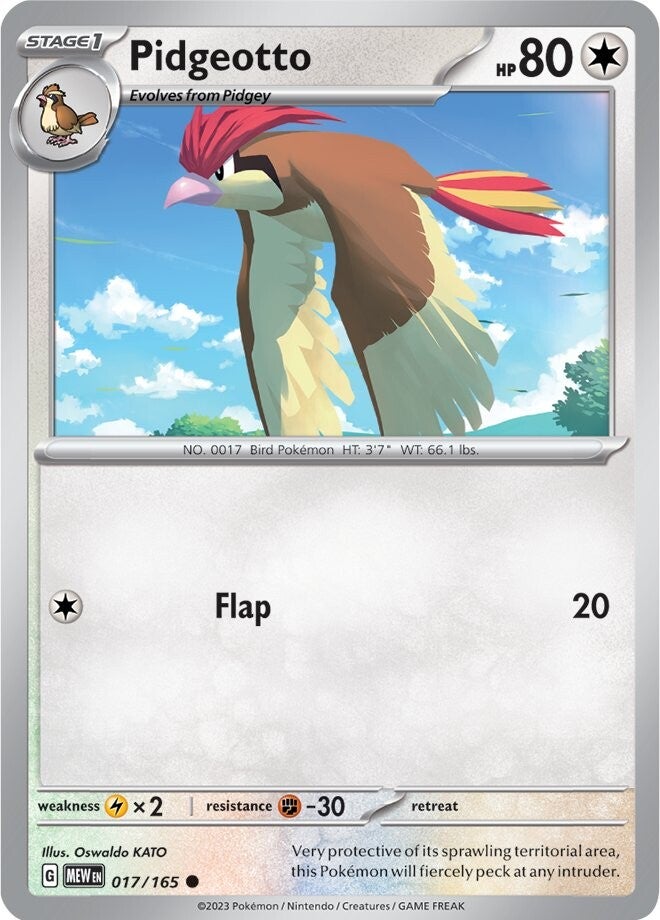 Pidgeotto (017/165) [Scarlet & Violet: 151] | North Game Den