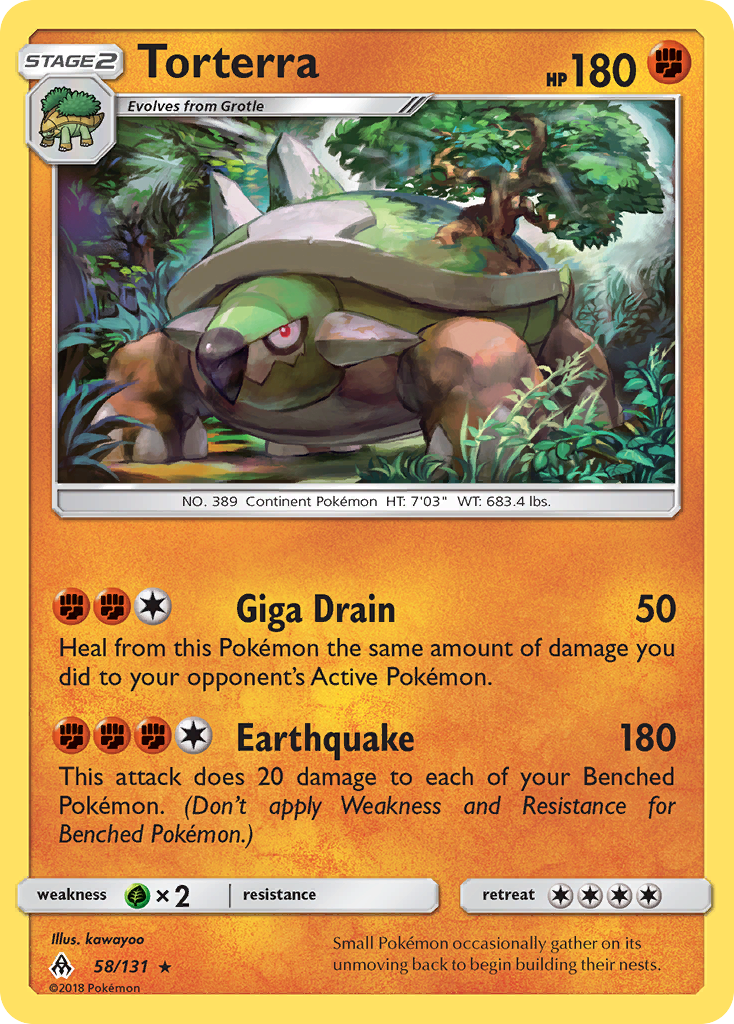 Torterra (58/131) [Sun & Moon: Forbidden Light] | North Game Den