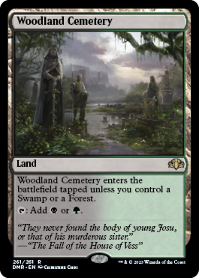 Woodland Cemetery [Dominaria Remastered] | North Game Den