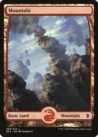 Mountain (269) - Full Art [Battle for Zendikar] | North Game Den