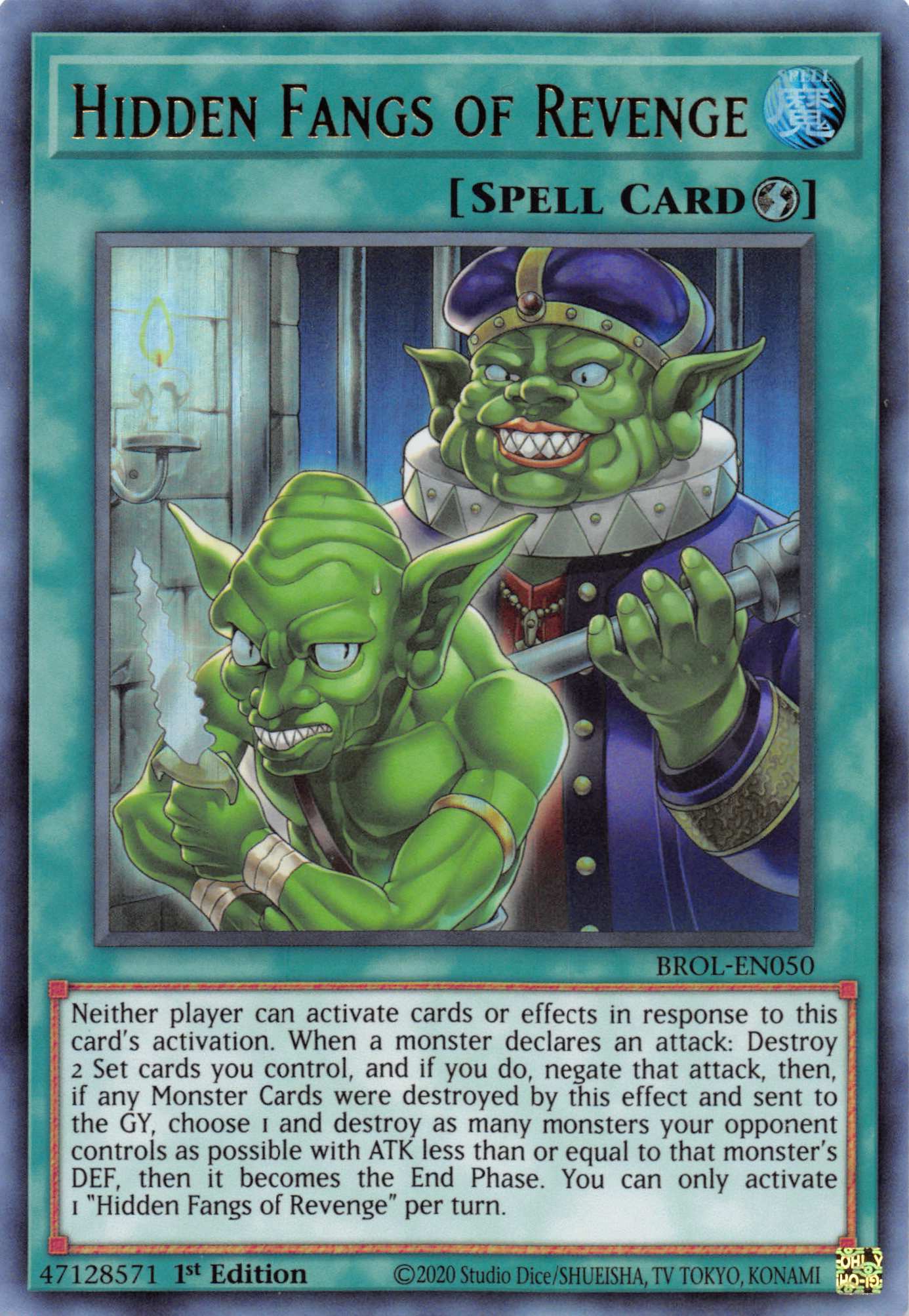 Hidden Fangs of Revenge [BROL-EN050] Ultra Rare | North Game Den