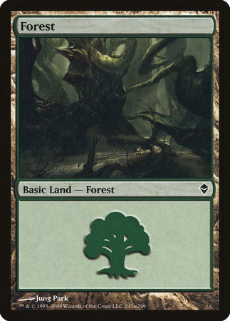 Forest (247a) [Zendikar] | North Game Den