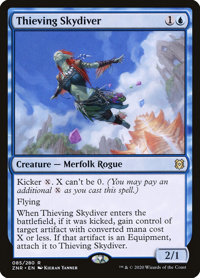 Thieving Skydiver [Zendikar Rising] | North Game Den