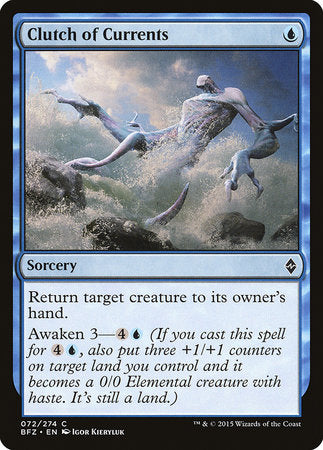 Clutch of Currents [Battle for Zendikar] | North Game Den